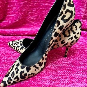 Ivanka Trump Pony Hair Leopard Pumps 9.5